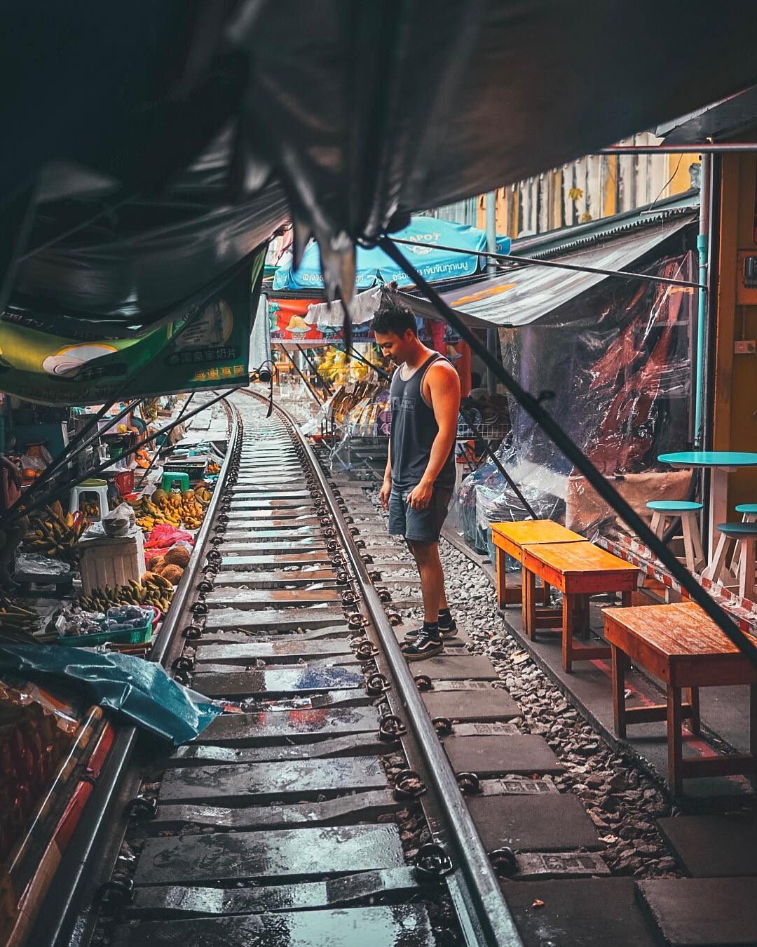 Photo by Andy | Sydney • Travel • Training in Maeklong Market Street